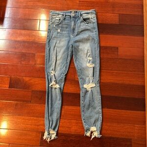 Abercrombie and Fitch Simone High Rise Ankle Skinny Jeans